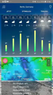 Wettervorhersage App screenshot 2