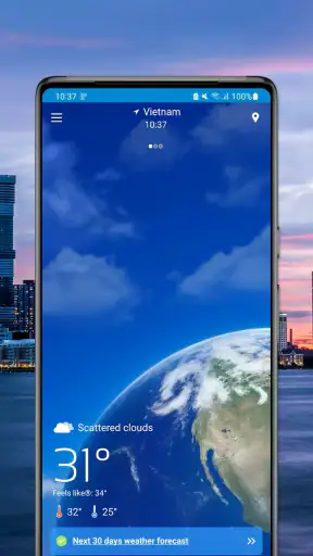 Wettervorhersage (Radarkarte) screenshot 1