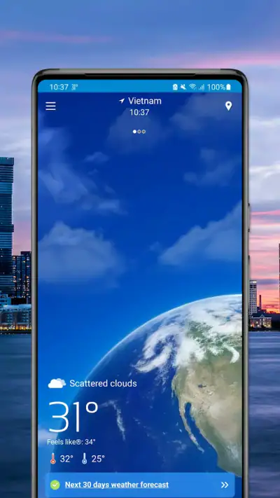 Wettervorhersage (Radarkarte) screenshot 1