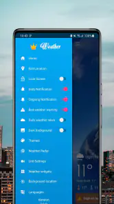 Wettervorhersage (Radarkarte) screenshot