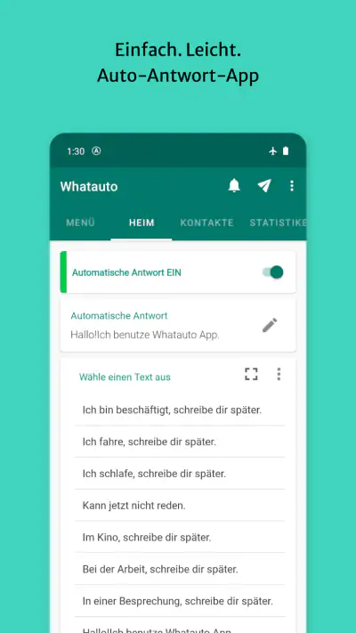 Whatauto – Auto Antwort screenshot 1