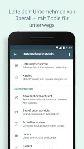 WhatsApp Business screenshot