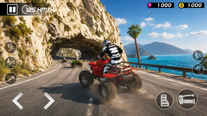 Wheelie Stunt Moto 3D screenshot 1