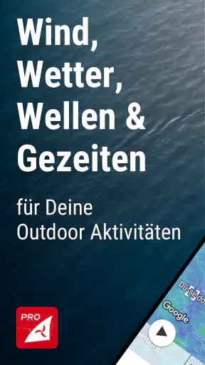 Windfinder Pro: Wind & Wetter screenshot 1
