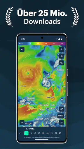 Windy.app: Windkarte, Gezeiten screenshot 1