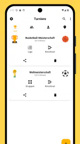 Winner - Turniermanager screenshot