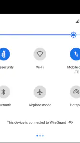 WireGuard screenshot