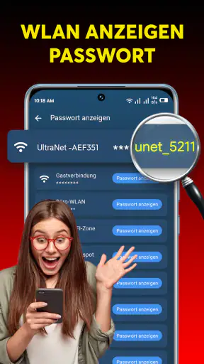 WLAN Passwörter anzeigen screenshot 1