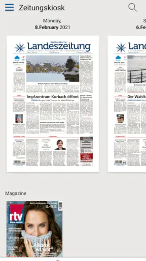 WLZ ePaper screenshot 1