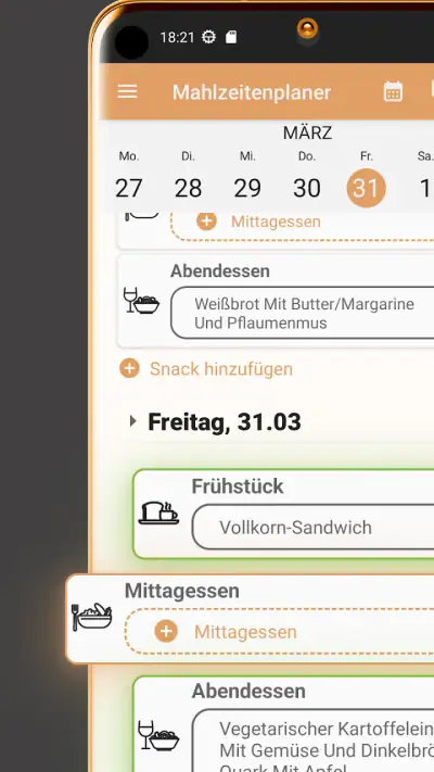 Essensplaner Woche screenshot 1