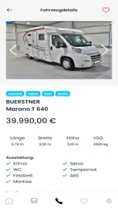 Wohnmobilpark GmbH screenshot