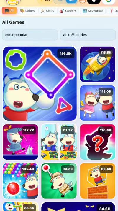 Wolfoo Games screenshot 1