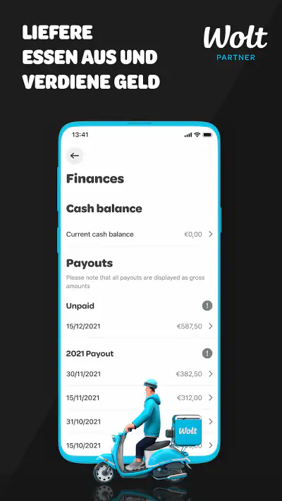 Wolt Courier Partner screenshot 1