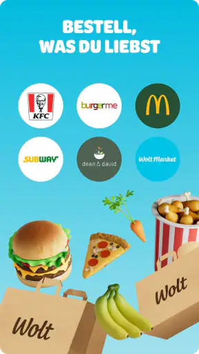 Wolt: Essen, Shopping & mehr screenshot 1