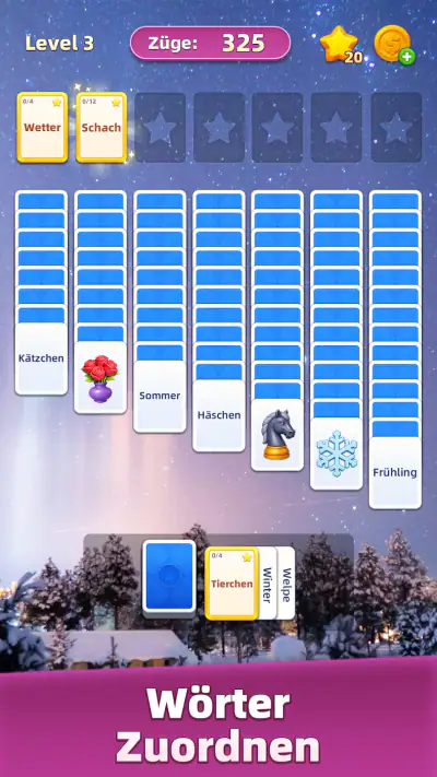 Word MindSort: Solitaire screenshot 1