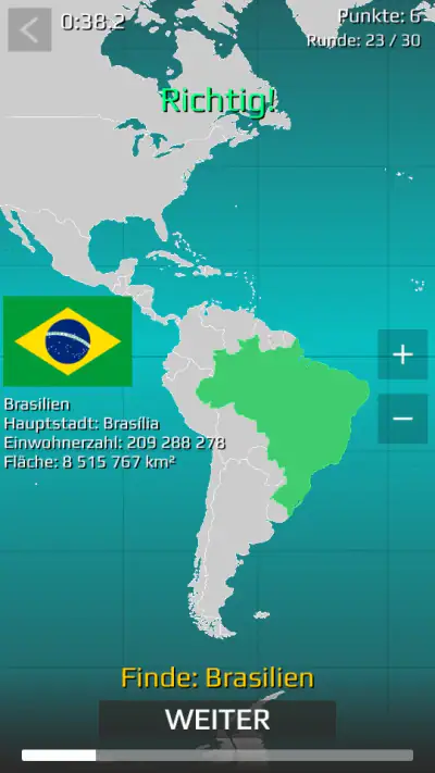 World Map Quiz screenshot 1