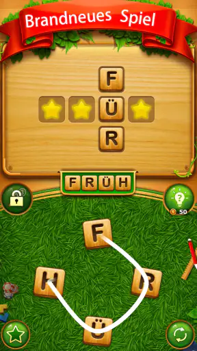 Wort Kreuzworträtsel Spiel screenshot 1