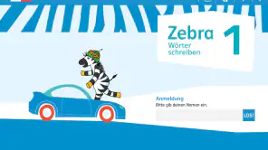 Wörter schreiben 1 mit Zebra screenshot 1