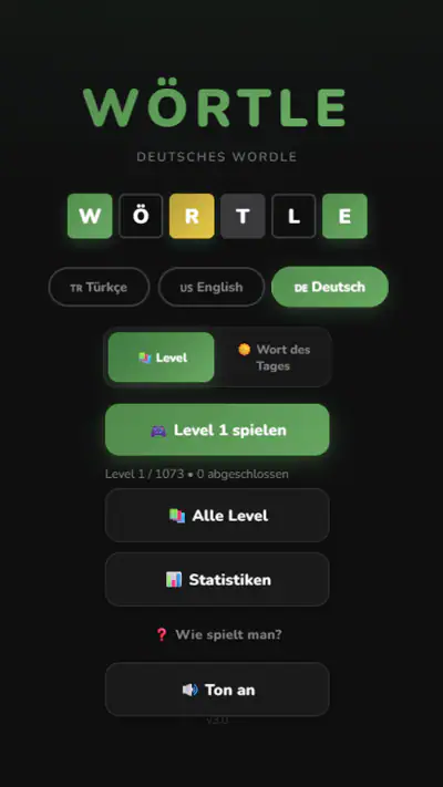 Wörtle - Deutsches Wordle screenshot 1