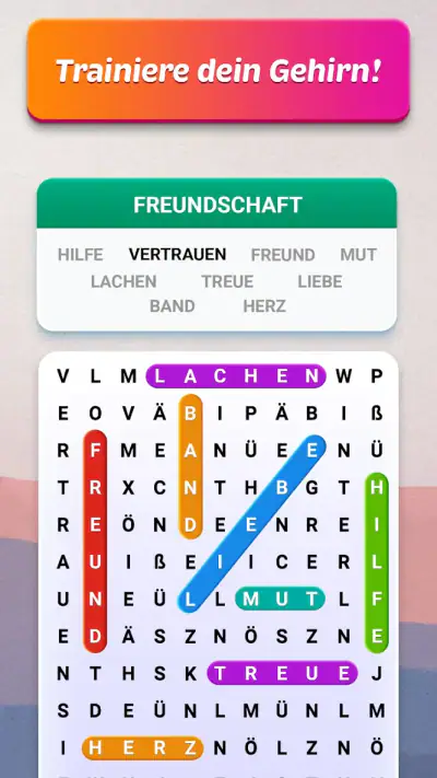 Wortsuche Wortspiel screenshot 1