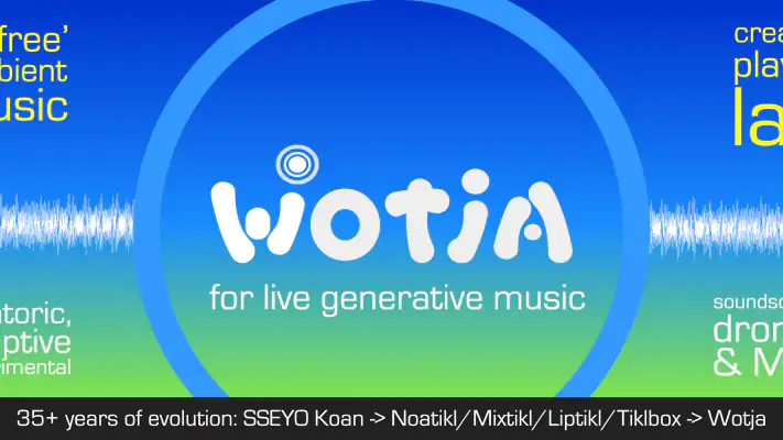 Wotja: Live Generative Music screenshot 1