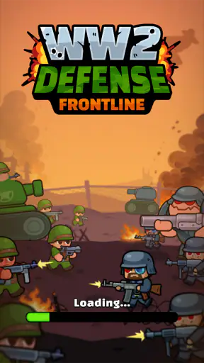 WW2 Defense - Merge Frontline screenshot 1
