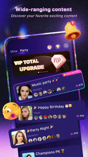 Xena Live -Group Voice Chat screenshot 1