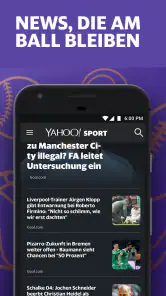 Yahoo Sport screenshot
