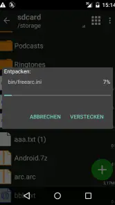 ZArchiver screenshot