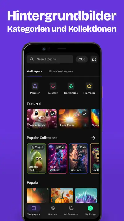 Zedge™ - Hintergrundbilder screenshot 1