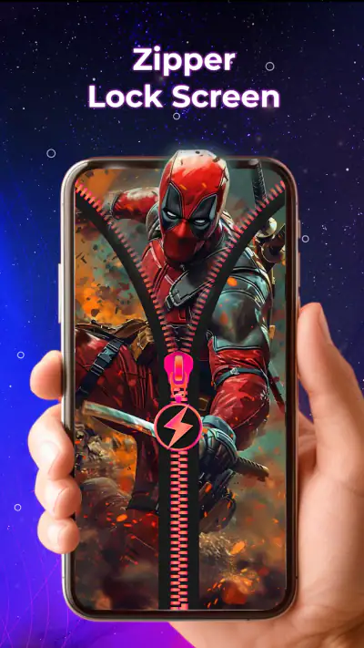 Zip Locker: Zipper Lock Screen screenshot 1