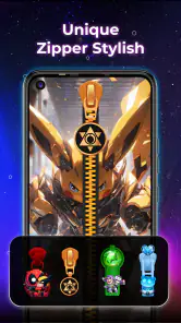 Zip Locker: Zipper Lock Screen screenshot