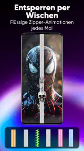 Zipper-Bildschirm Hintergrund screenshot