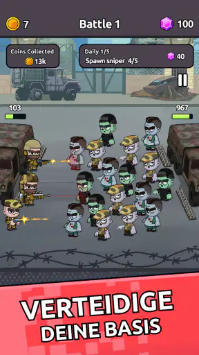 Zombie Warriors: Basiskrieg screenshot 1