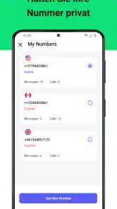 Zweite Telefonnummer - 2Number screenshot