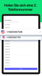Zweite Telefonnummer - 2Number screenshot