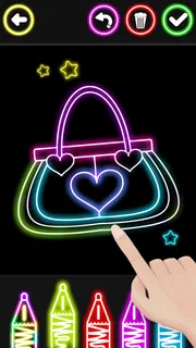 Glitter Beauty Coloring Pages screenshot 4