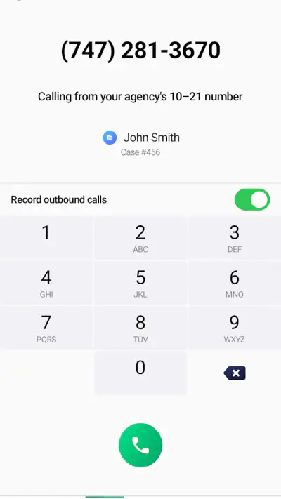 10-21 Police Phone screenshot 1