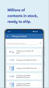 1800 Contacts - Lens Store screenshot