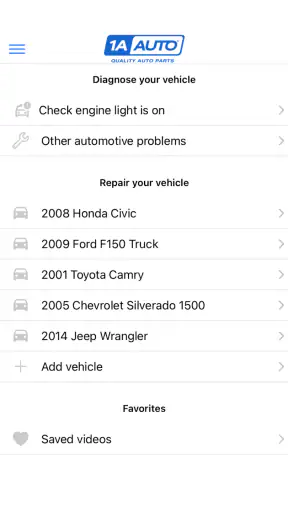 1A Auto: Parts & Repair Videos screenshot 1