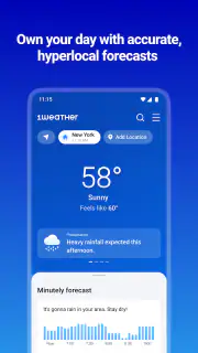 1Weather Forecasts & Radar screenshot 1