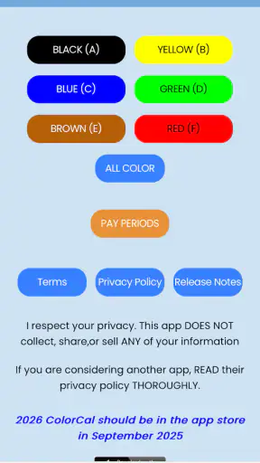 2025 ColorCal screenshot 1