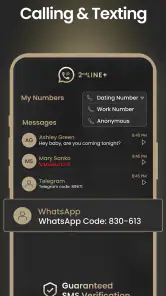 2nd Line+ Phone Number & eSIM screenshot