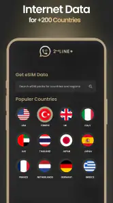 2nd Line+ Phone Number & eSIM screenshot