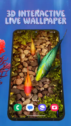3D Fish Tank Live Wallpaper screenshot 1