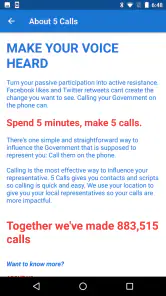 5 Calls: Contact Your Congress screenshot