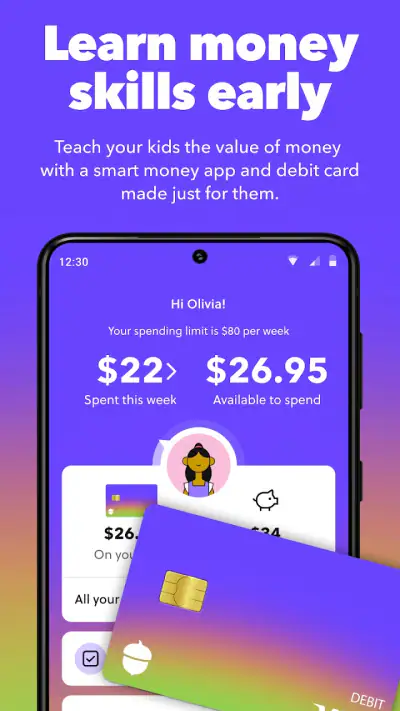 Acorns Early: Kids Money App screenshot 1