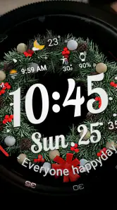 ACRO Happy Christmas Watchface screenshot