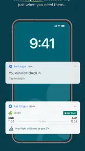 Aer Lingus App screenshot