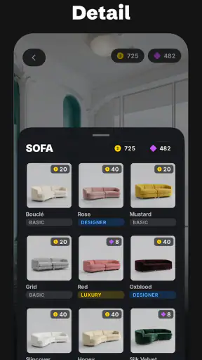 Aesthetic - Decorate & Design screenshot 1